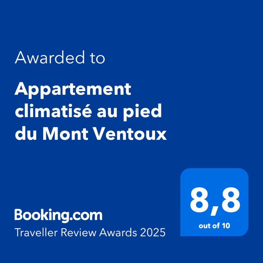 Appartement Climatise Au Pied Du Mont Ventoux Malemort-du-Comtat Bagian luar foto